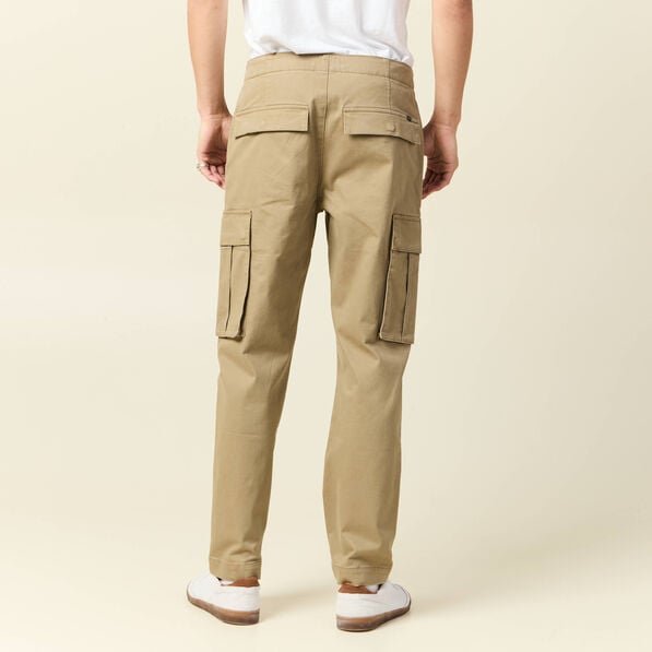 pantalon cargo poches cotes vert kaki homme Pantalon cargo poches côtés vert kaki homme