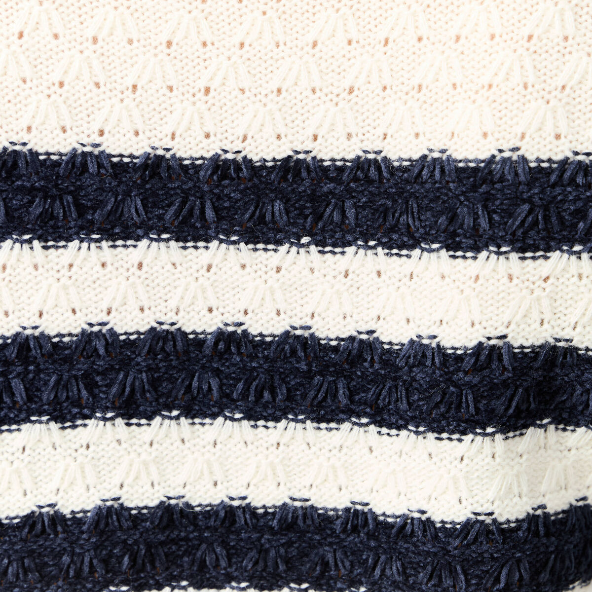 Pull manches longues bleu marine femme