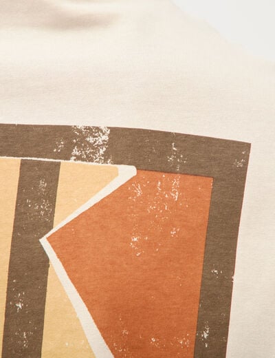 T-shirt en coton sable homme