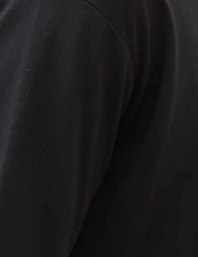 T-shirt manches courtes noir homme