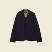 Veste esprit blazer droite bleu marine homme