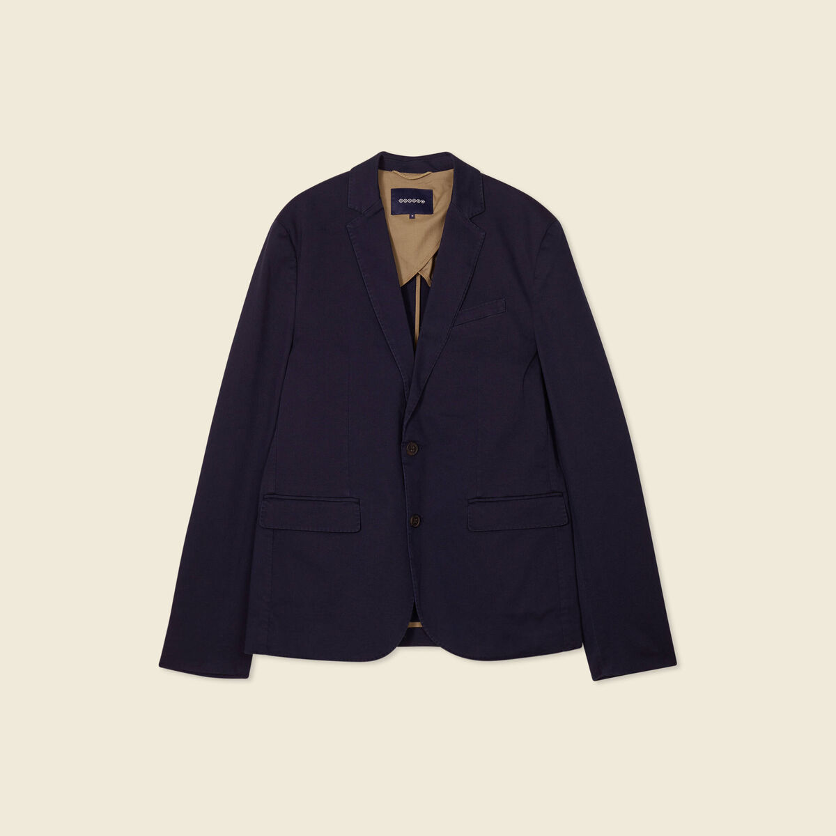 Veste esprit blazer droite bleu marine homme