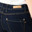 Jeans regular 5 poches denim brut rinse femme