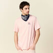 T-shirt manches courtes rose clair homme