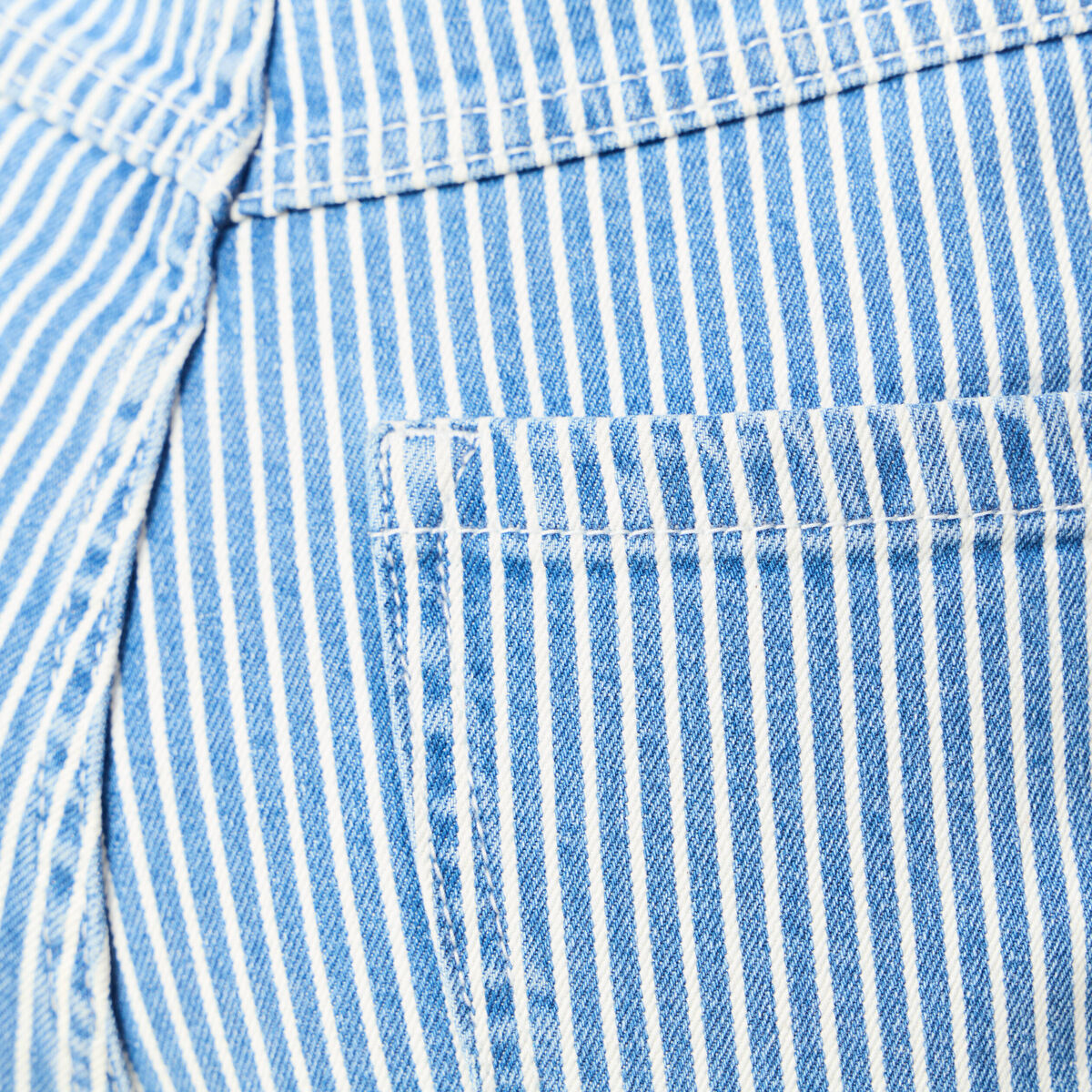Bermuda droit en jean denim stone femme