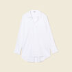 Chemise manches longues blanc femme