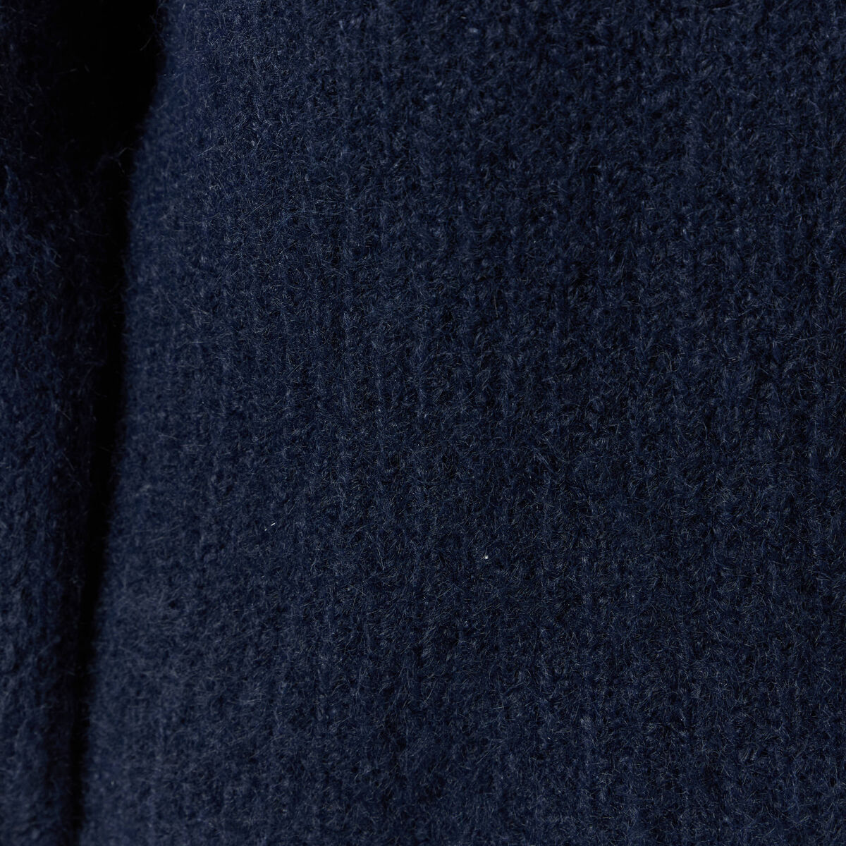 Pull manches longues bleu marine femme