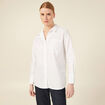 Chemise manches longues blanc femme