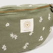 Banane en jeans avec doublure vert olive femme