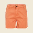 Short chino éco-responsable terracotta femme
