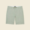 Bermuda droit vert olive homme
