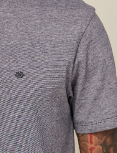 T-shirt éco-responsable bleu marine homme