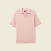 Polo manches courtes rose pastel homme