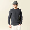Pull manches longues fabriqué en France vert foncé homme
