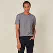 T-shirt éco-responsable bleu marine homme