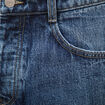 Jeans straight en coton longueur 32 denim stone homme