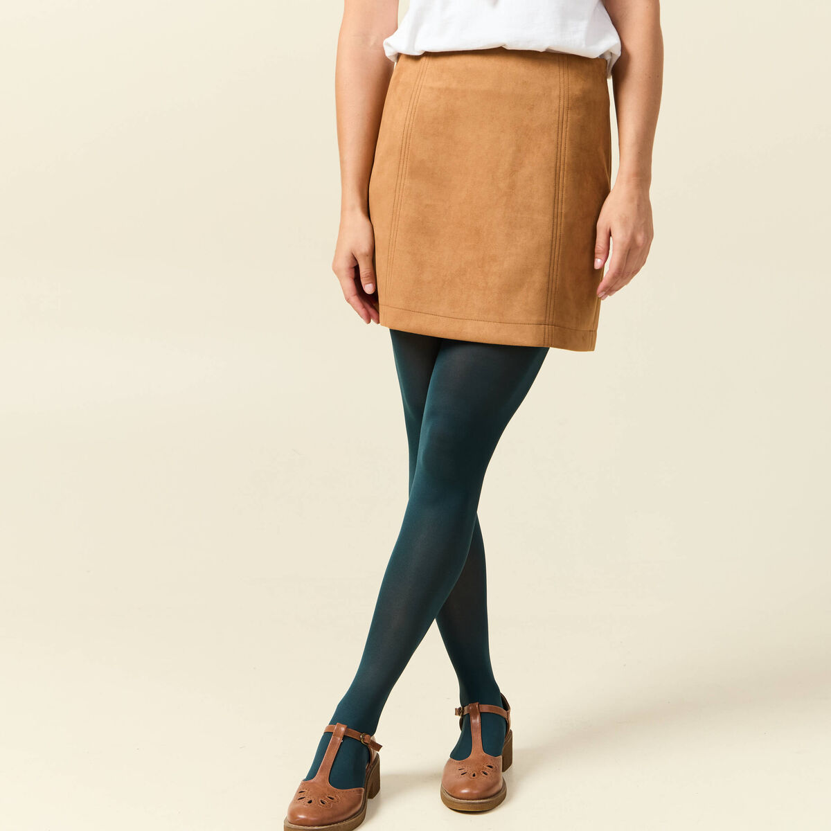 Jupe marron femme