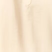 Blouse manches longues satin creme femme
