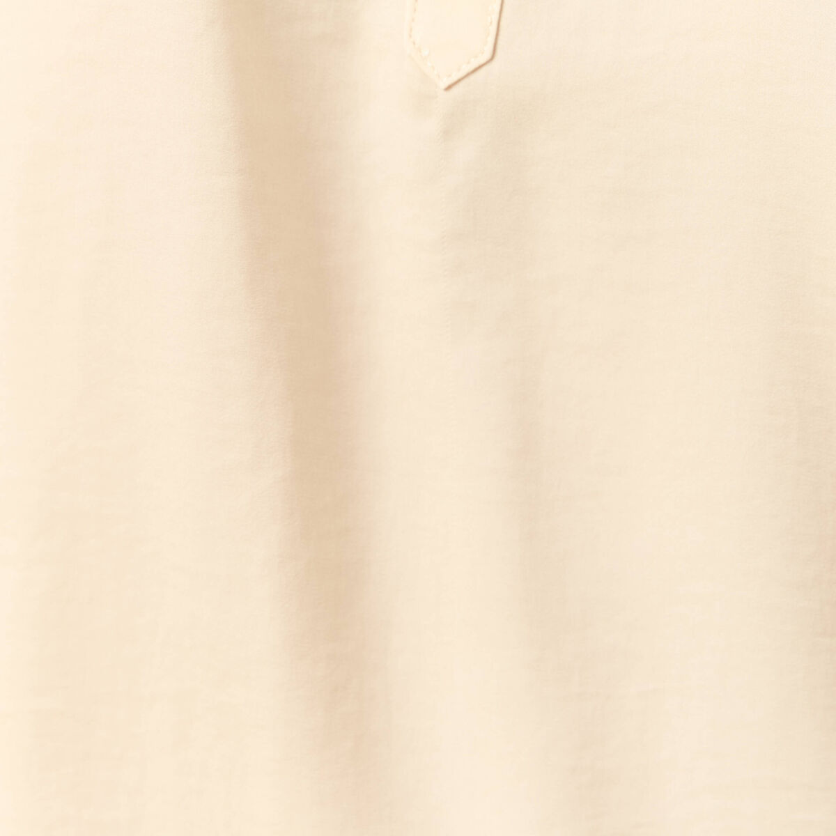 Blouse manches longues satin creme femme