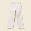 Jeans loose longueur 32 en coton denim blanc homme