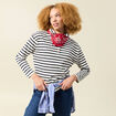 T-shirt manches longues ecru femme