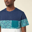 T-shirt manches courtes bleu homme
