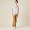 Pantalon chino straight vert kaki homme