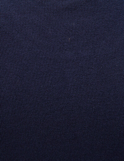 Polo manches courtes bleu marine femme