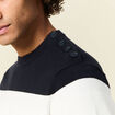 Pull manches longues bleu marine homme