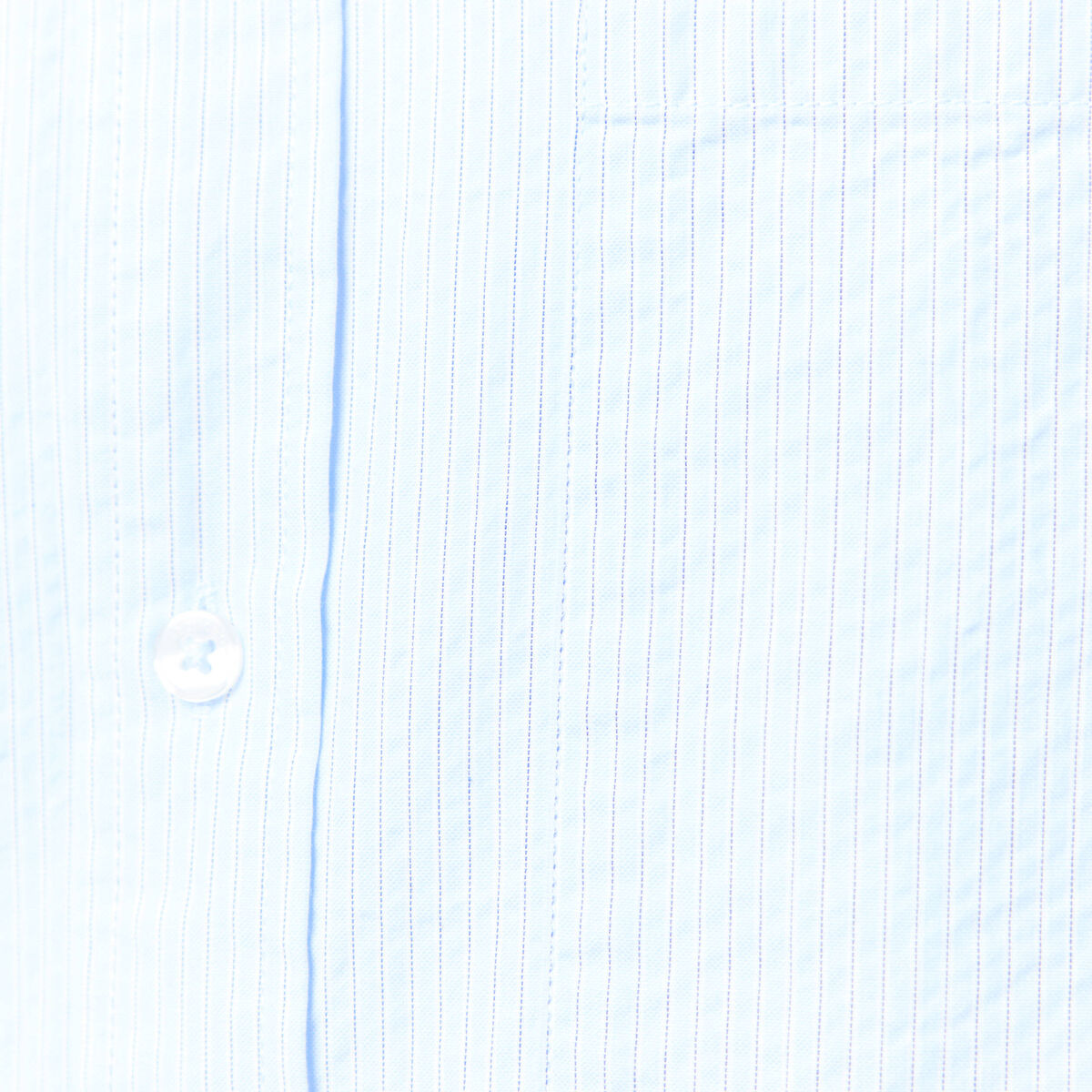 Chemise en coton manches longues bleu ciel homme