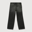 Jeans loose longueur 32 en coton denim noir homme