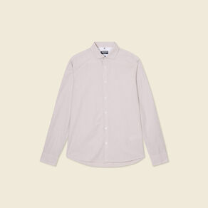 Chemise manches longues gris homme