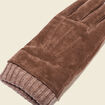 Gants en cuir beige homme