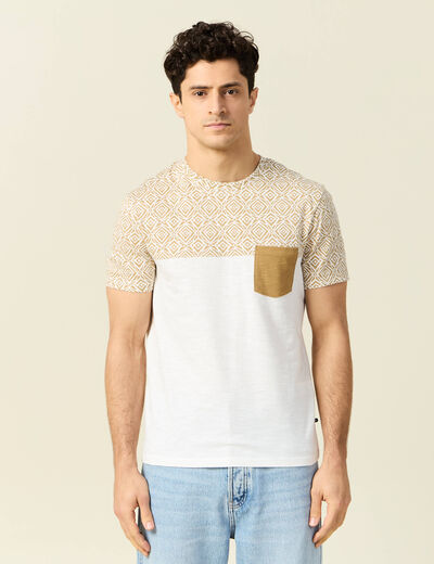 T-shirt manches courtes camel homme