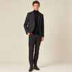 Pantalon chino tapered noir homme