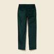 Pantalon large 7/8&egrave;me taille haute vert fonc&eacute; femme