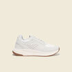 Baskets jogger à lacets ecru homme