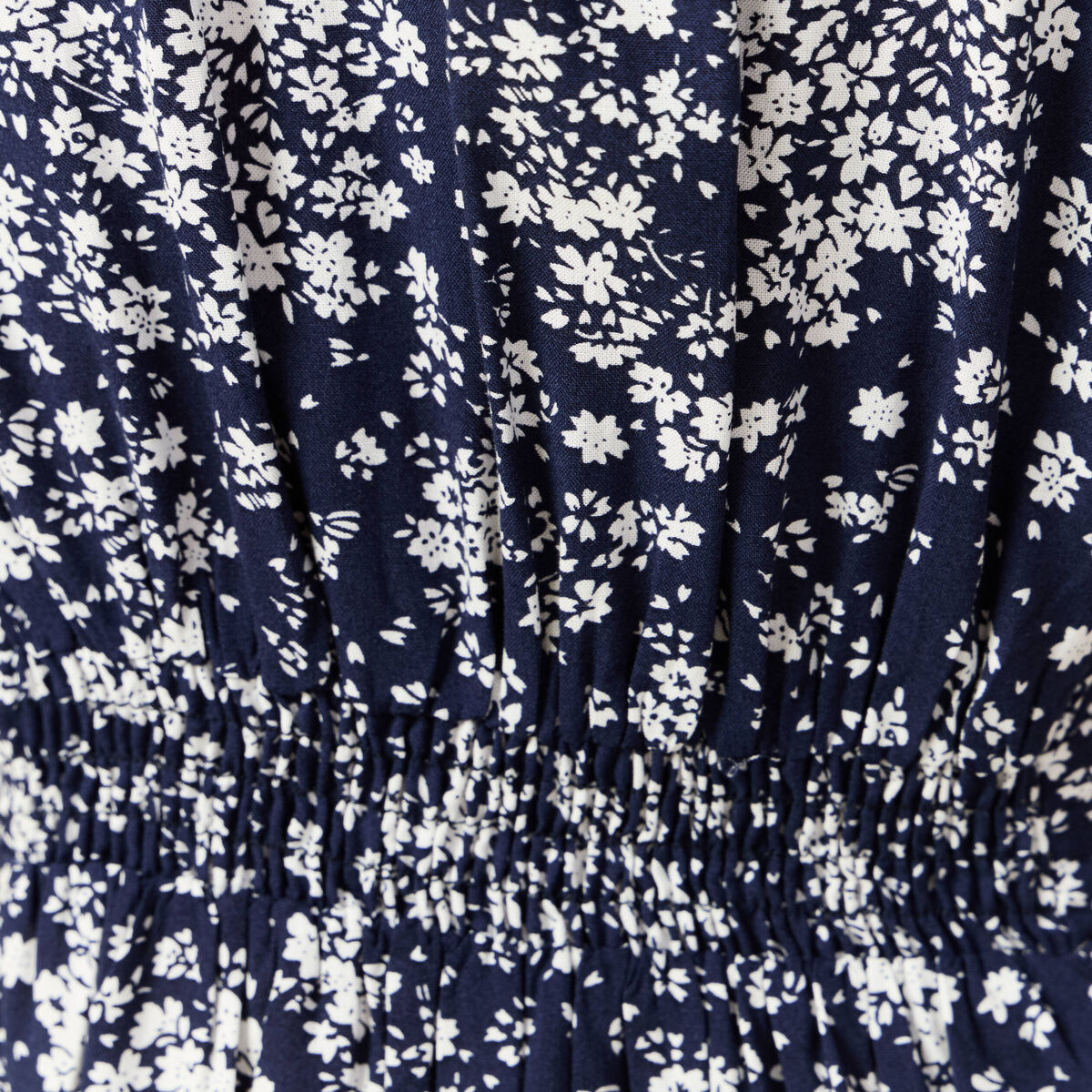Robe longue éco-responsable bleu femme