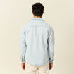 Surchemise en jean denim snow bleach homme