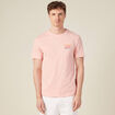 T-shirt manches courtes rose saumon homme