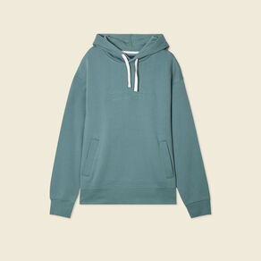 Sweat à capuche vert foncé homme