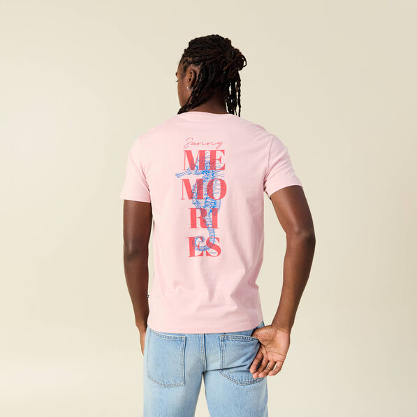 t shirt manches courtes rose pastel homme T-shirt manches courtes rose pastel homme
