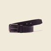 Ceinture embossée noir homme