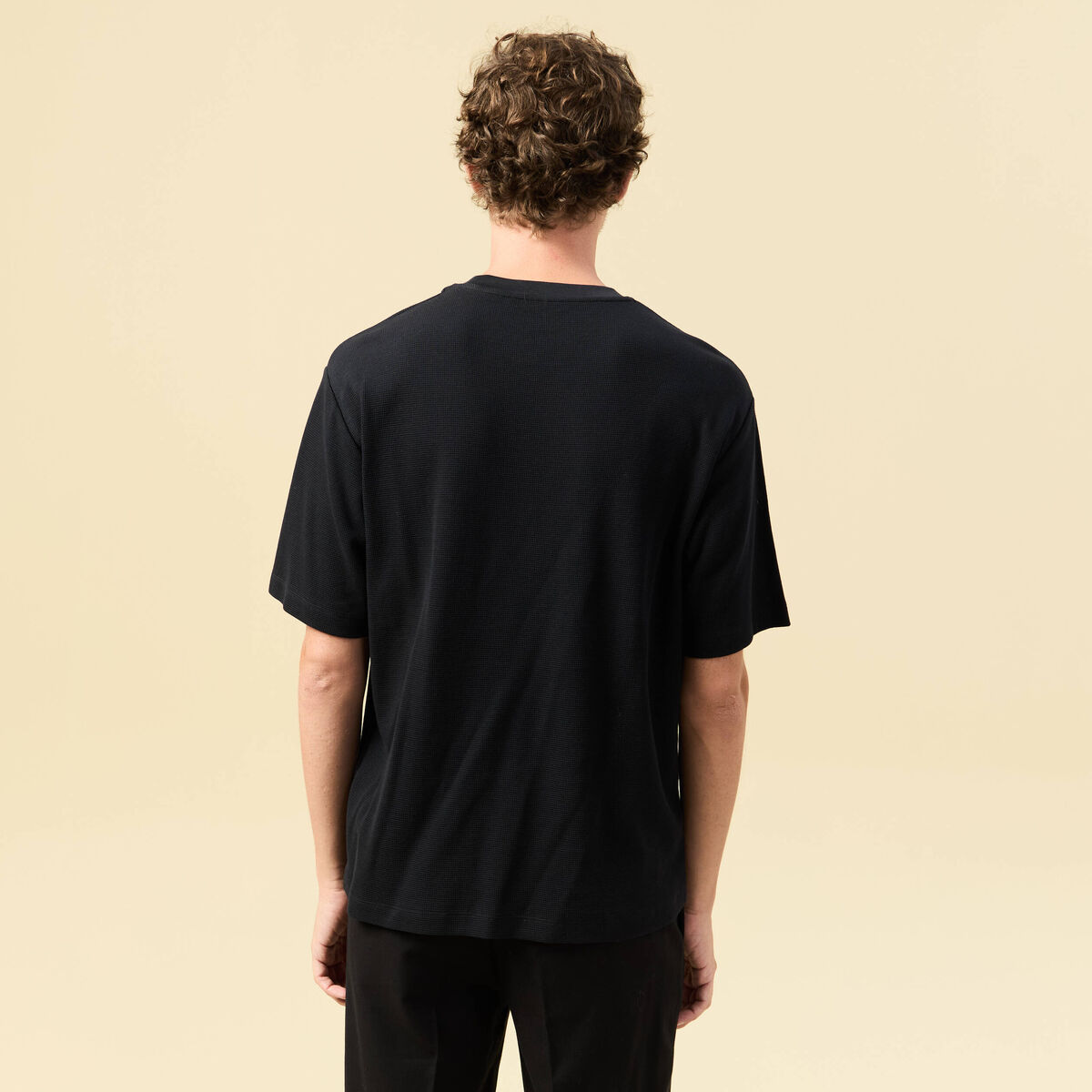 T-shirt en coton noir homme
