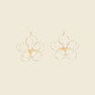 Boucles d'oreilles pendantes couleur or femme