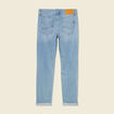 Jeans girlfriend taille haute denim stone femme