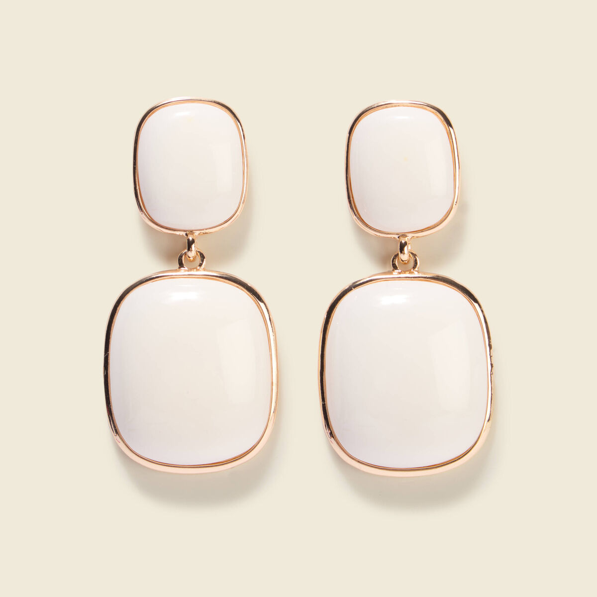 Boucles d'oreilles mariage ivoire et parme BO1226B