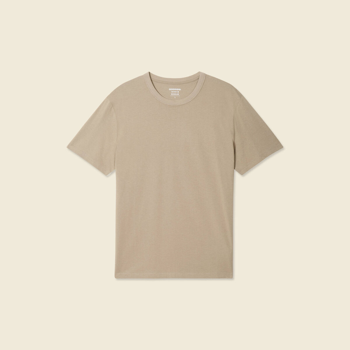 T-shirt éco-responsable sable homme