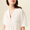 Chemise manches courtes multicolore femme