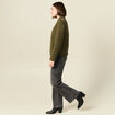 Doudoune éco-responsable vert kaki femme